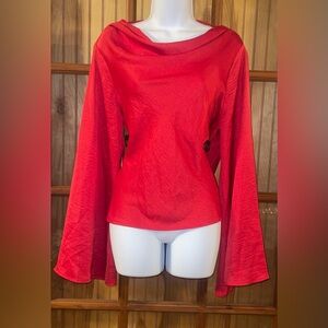 Elegant Red Women's Top